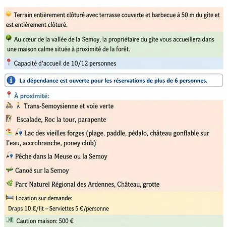 A L'oree Des Bois Vakantiehuis *