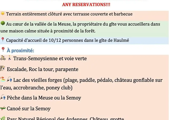 A L'oree Des Bois Holiday home Montherme